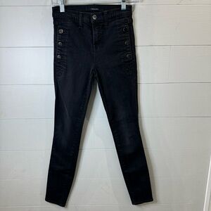 J Brand | Women's Zion Black Skinny Jeans Size 23